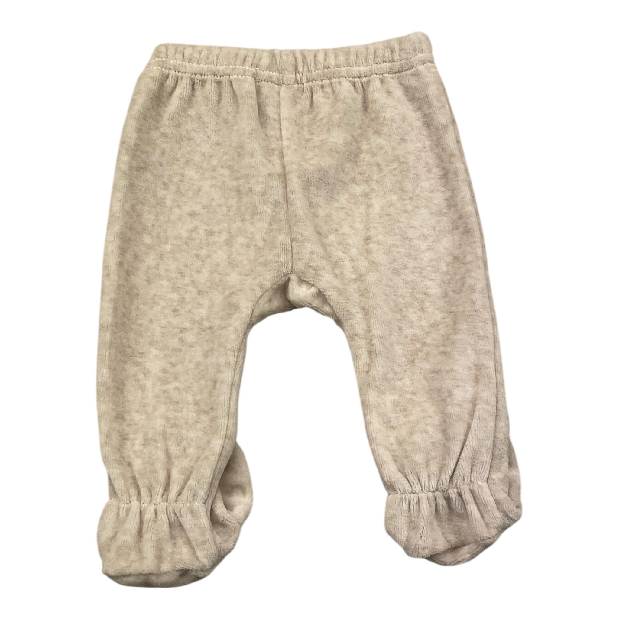 YATSI BABY ghettina tinta unita in ciniglia Beige per Neonata 580 BEIGE YATSI BABY 