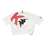 Kappa T-Shirt Girocollo Tinta Unita con Stampa per Bambina 3746MY00032 BIANCO KAPPA 