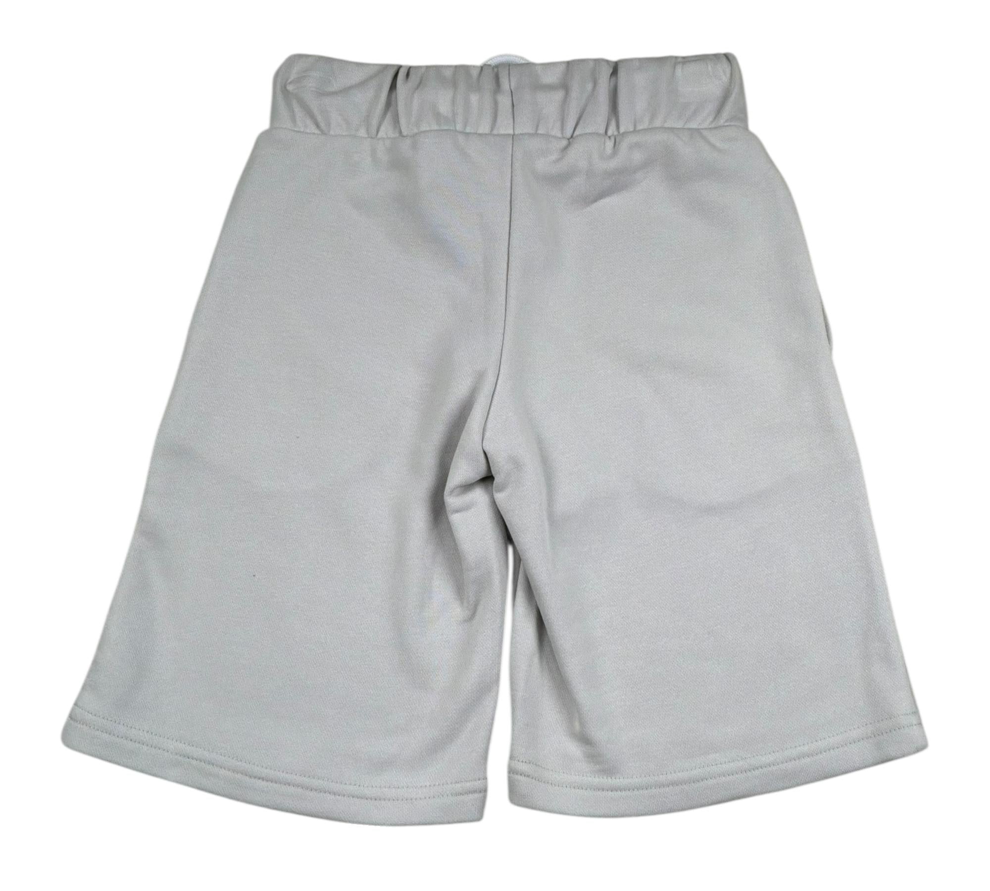 John Richmond Bermuda Tuta Tinta Unita con Logo per Bambino RBP26010BE GRIGIO JOHN RICHMOND 