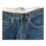 MAISON MARGIELA pantalone tinta unita cn elastico in contrasto Blu per Bambina M60632 BLU MAISON MARGIELA 