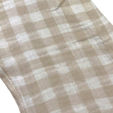 Petit Indi Tuta Intera Bicolore con Fantasia A Quadri per Bambina SS25B2115 BIANCO/BEIGE PETIT INDI 