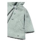 MAYORAL cappotto tinta unita modello teddy con cappuccio Verde per Neonata 2478X VERDE MAYORAL 
