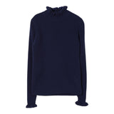 IL GUFO maglia mezzo collo tinta unita Blu per Bambina A24MA455EM220491 BLU IL GUFO 