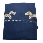 BABY LORD coperta tinta unita con stampa Blu per Neonato 140 BLU BABY LORD 