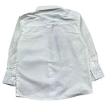 Trussardi Camicia Manica Lunga Tinta Unita con Logo per Neonato TIP26145CA BIANCO TRUSSARDI 