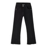 SARABANDA jeans tinta unita con girovita regolabile Nero per Bambina 0A735 NERO SARABANDA 