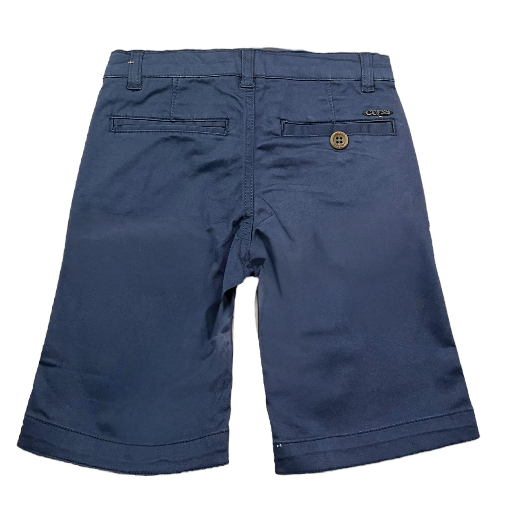 Guess Bermuda Tinta Unita con Girovita Regolabile per Bambino L71D58W7RQ0 BLU GUESS 