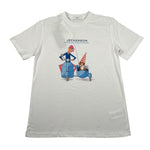 Jeckerson T-Shirt Girocollo Tinta Unita con Stampa per Bambino J3940 BIANCO JECKERSON 
