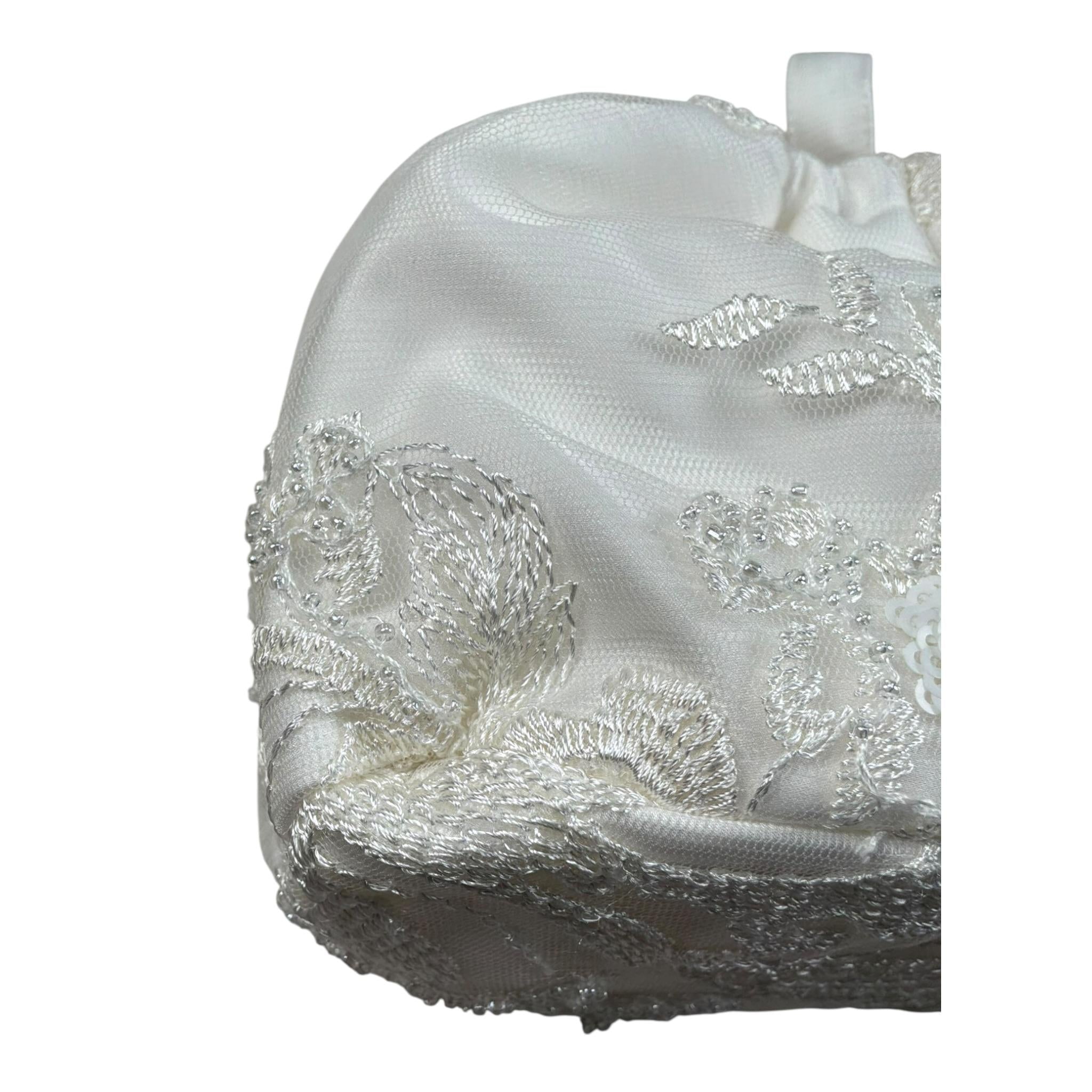 Les Gamins Borsa Tinta Unita Cerimonia per Bambina 815625 BIANCO LES GAMINS 