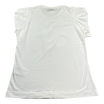 Monnalisa T-Shirt Girocollo Tinta Unita con Stampa per Bambina 717607SG BIANCO MONNALISA 