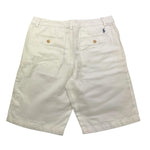 Ralph Lauren Bermuda Tinta Unita con Logo per Bambino 323932984001 BIANCO RALPH LAUREN 