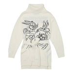 ICEBERG abito in maglia tinta unita collo alto Panna per Bambina VSICE5350J PANNA ICEBERG 