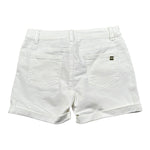 Kaos Short Tinta Unita con Girovita Regolabile per Bambina KS196 BIANCO KAOS 