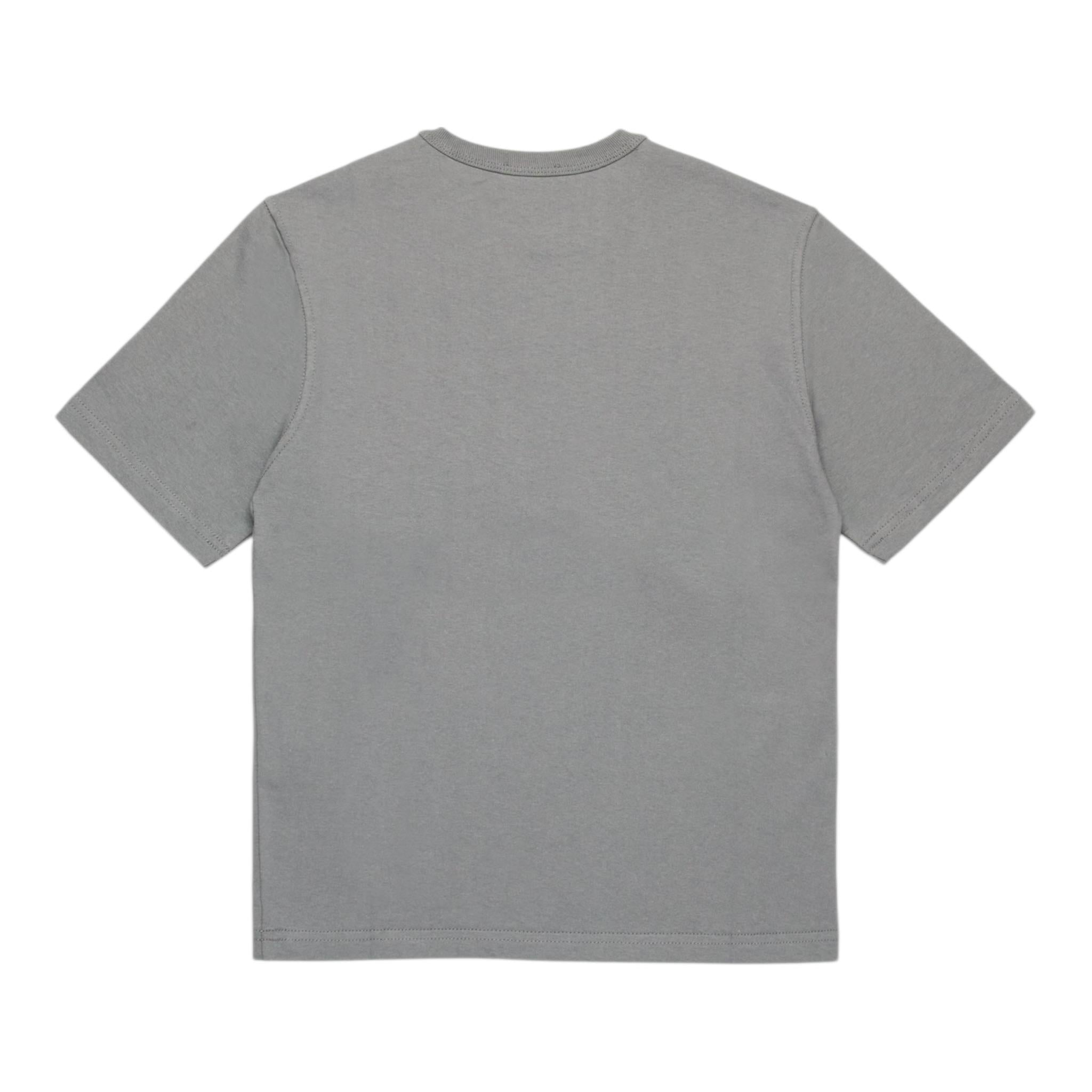 Diesel T.Shirt Girocollo Tinta Unita con Logo per Bambino J02228X GRIGIO DIESEL 