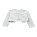 Isabel Coprispalle Tinta Unita con Trasparenze per Bambina ALE4435 BIANCO ISABEL 