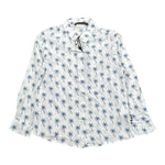 Daniele Alessandrini Camicia Manica Lunga tinta unitacon Palme Bianco per Bambino 1295C0899X BIANCO DANIELE ALESSANDRINI 