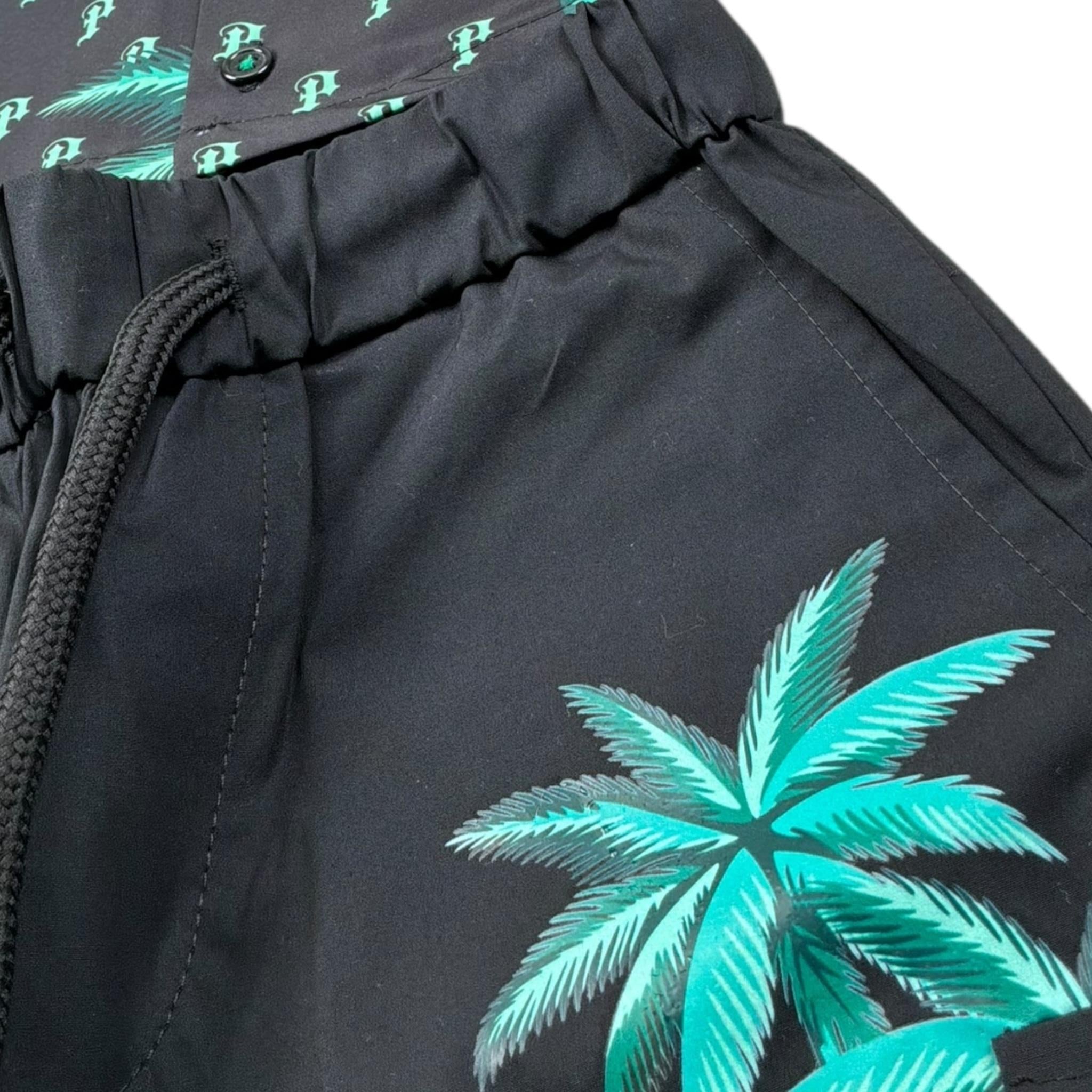 Patriot Completo 2 Pezzi Camicia-Bermuda Tinta Unita con Stampa per Bambino PCA0012 NERO PATRIOT 