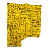Cesare Paciotti Completo 2 Pezzi T-Shirt-Bermuda Bicolore Giallo/Nero Per Neonato