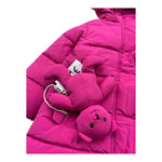 I DO giubbino tinta unita con cappuccio Fuxia per Neonata 4A647 FUXIA I DO 