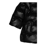 MOSCHINO giubbino tinta unita con cappuccio Nero per Neonata MDS02E NERO MOSCHINO 