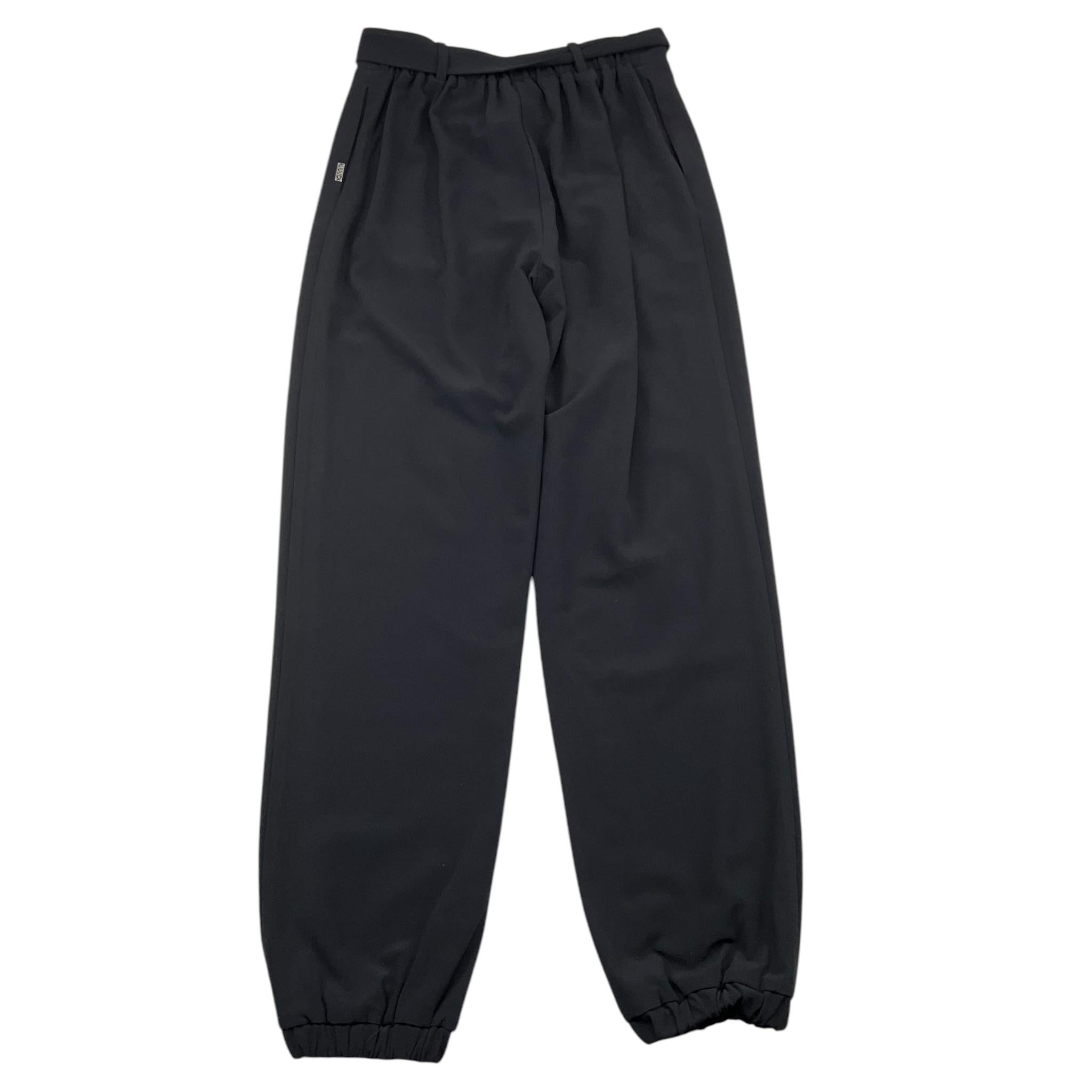 LIU JO pantalone tinta unita con elastico in vita Nero per Bambina GF4206 NERO LIU JO 