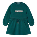 MAYORAL completo 2pz felpa-shorts tinta unita Verde per Bambina 4927JX VERDE MAYORAL 