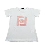 Fun & Fun T-Shirt Girocollo Tinta Unita con Paillettes per Bambina FNBTS16932 BIANCO FUN & FUN 