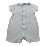 Babidu Pagliaccetto Mezza Manica Tinta Unita per Neonato 13371 AZZURRO BABIDU 