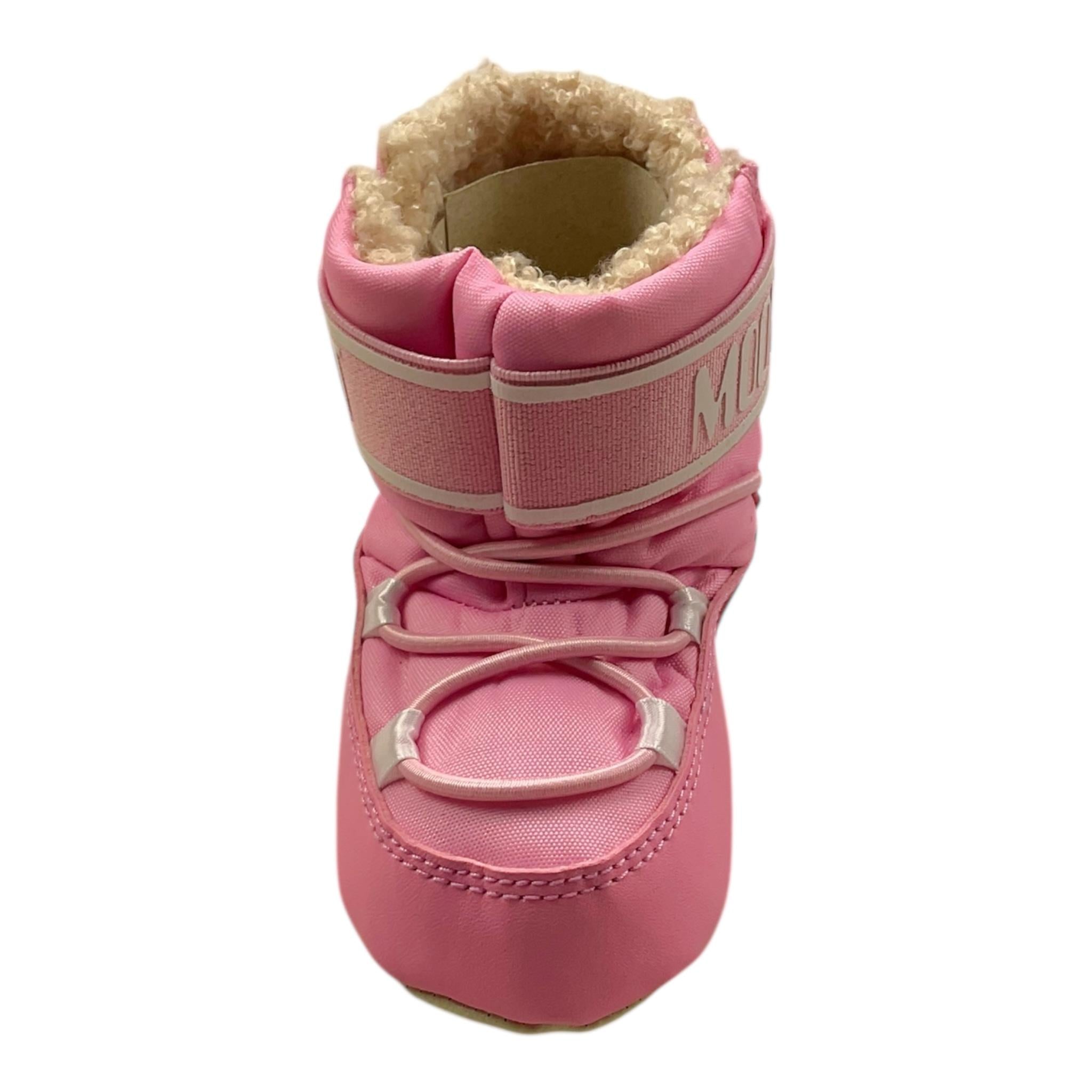 MOON BOOT stivali tinta unita con logo Rosa per Neonata 80D3401020J004 ROSA MOON BOOT 
