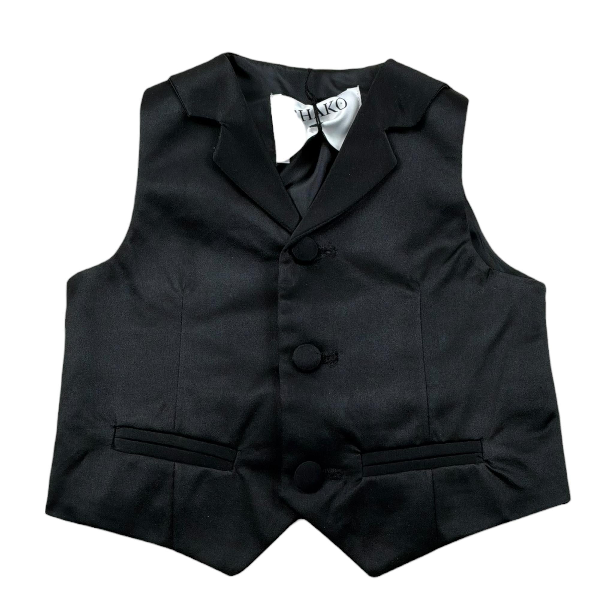 Shako' Gilet Tinta Unita per Neonato SHGI NERO SHAKO' 