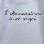 DANIELE ALESSANDRINI shirt girocollo tinta unita con stampa Bianco per Bambino 1291M00072 BIANC DANIELE ALESSANDRINI 