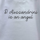 DANIELE ALESSANDRINI shirt girocollo tinta unita con stampa Bianco per Bambino 1291M00072 BIANC DANIELE ALESSANDRINI 