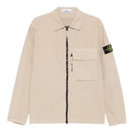 Stone Island Camicia Manica Lunga Tinta Unita con Zip per Bambino K1S161200001 BEIGE STONE ISLAND 