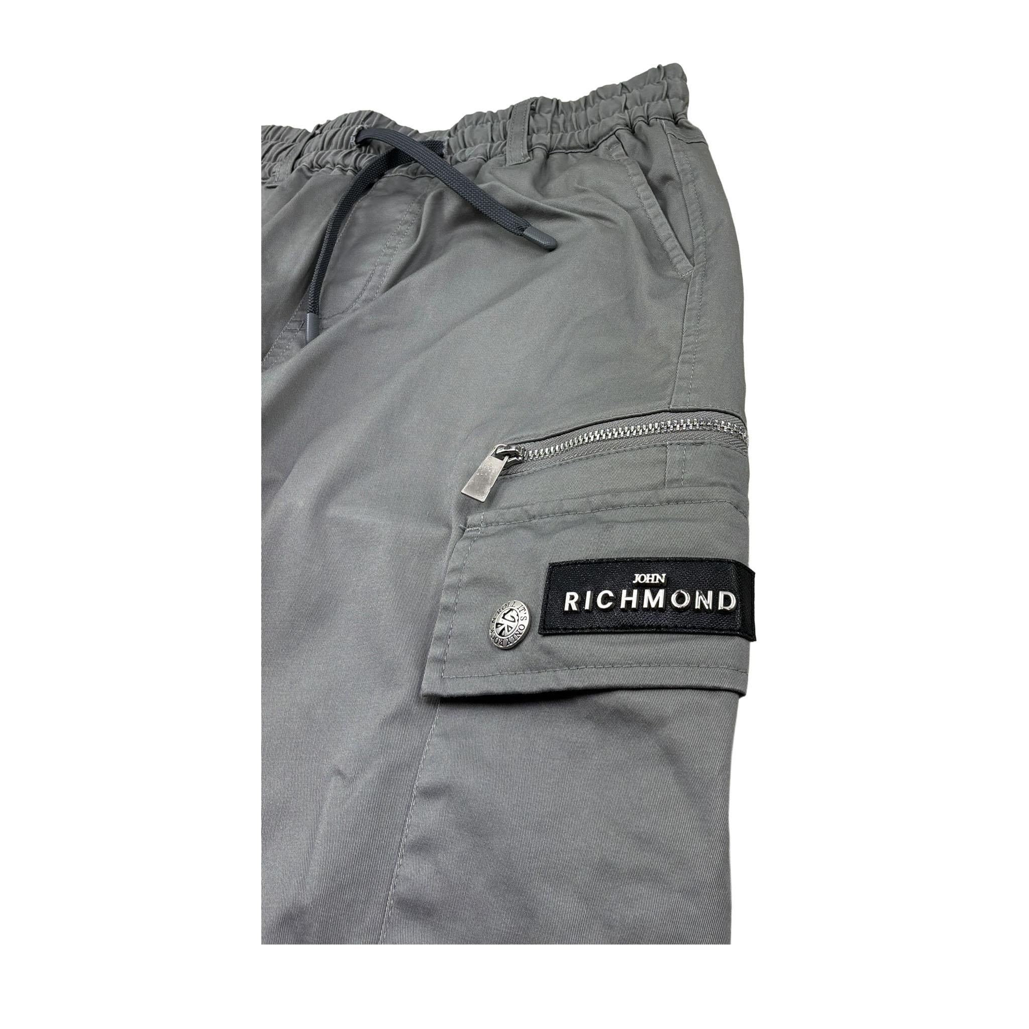 John Richmond Pantalone Tinta Unita con Elastico In Vita per Bambino RBP26049PA GRIGIO JOHN RICHMOND 