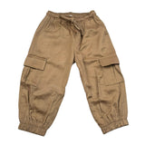 M+E' Pantalone Tinta Unita Modello Cargo per Neonata UE1767X CAMMELLO M+E' 