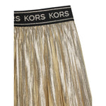 Michael Kors Gonna tinta unita con Elastico In Vita Oro per Bambina R13128 ORO MICHAEL KORS 