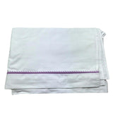 Isabel & Martinez Lenzuola Tinta Unita con Ricami per Neonata IM25N428 BIANCO ISABEL & MARTINEZ 