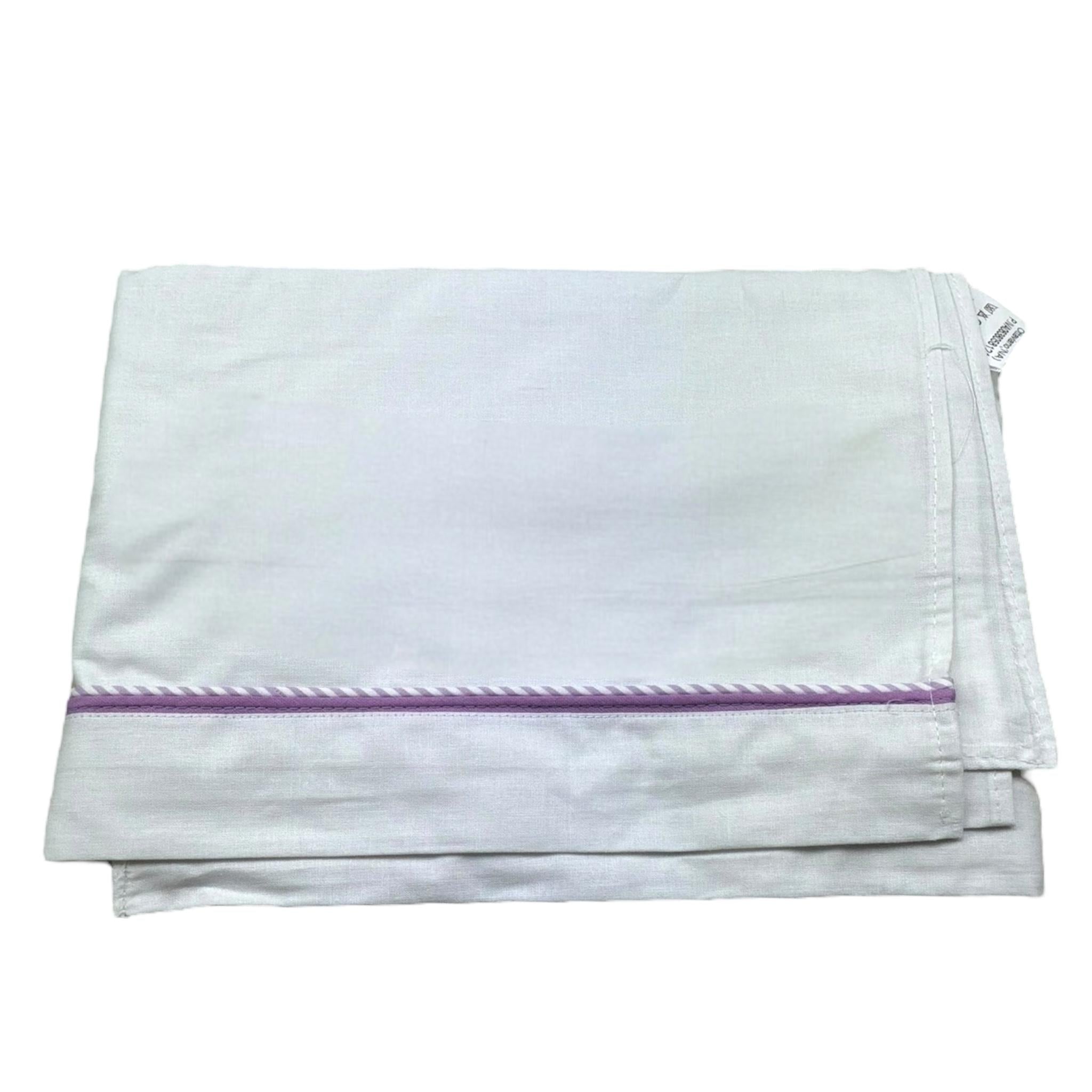 Isabel & Martinez Lenzuola Tinta Unita con Ricami per Neonata IM25N428 BIANCO ISABEL & MARTINEZ 