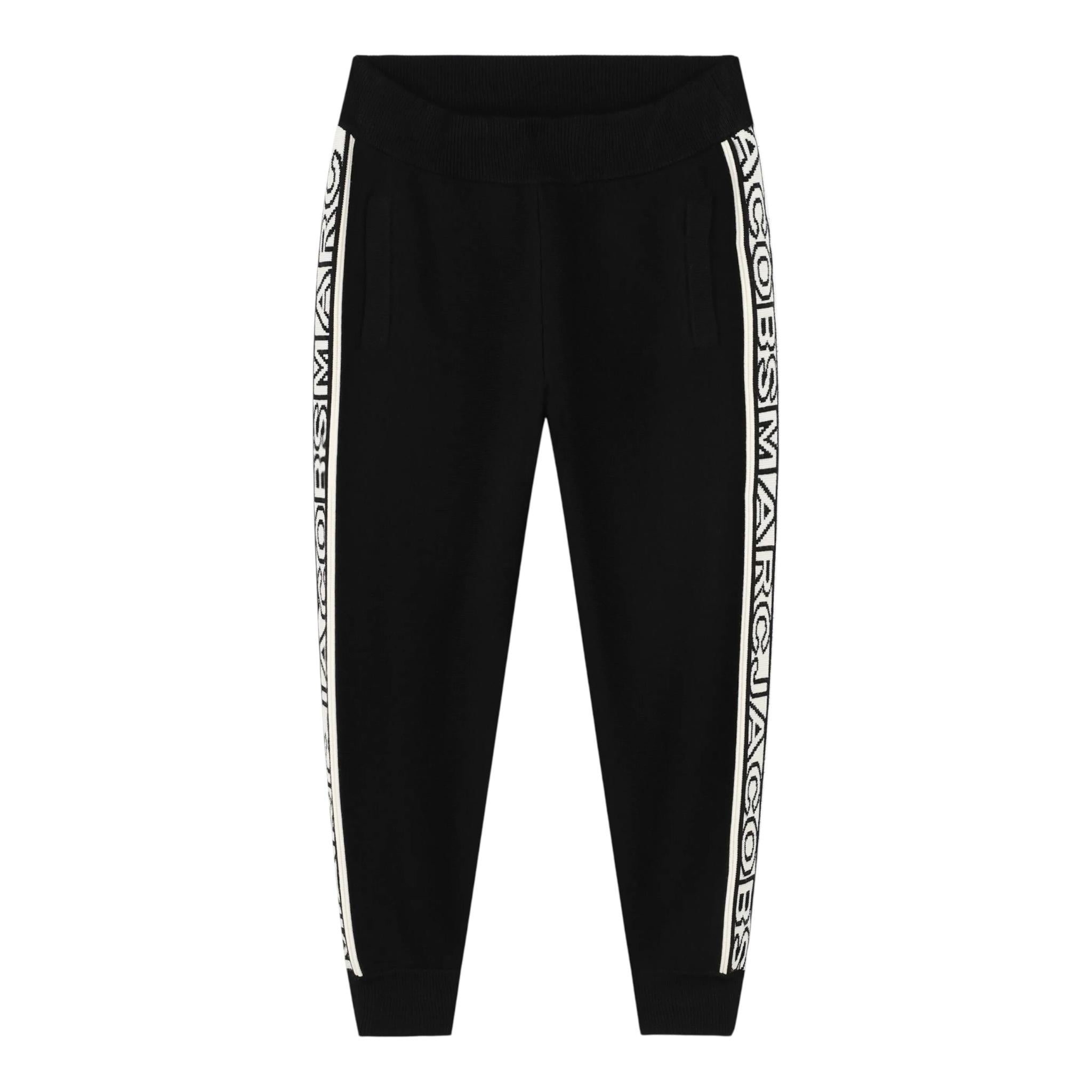 MARC JACOBS pantalone modello tuta tinta unita con stampa Nero per Neonato W60307N NERO MARC JACOBS 