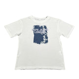 Pepe Feamo T-Shirt Girocollo Tinta Unita con Stampa per Bambino PB503978 BIANCO PEPE JEANS 