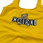 Moschino Costume Intero Tinta Unita con Stampa per Bambina H2L00B GIALLO MOSCHINO 