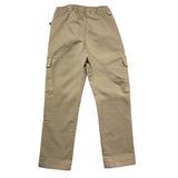 Manuel Ritz Pantalone Tinta Unita Con Elastic In Vita Beige Per Bambino