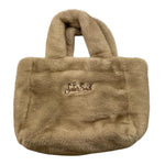 SAINT BARTH borsa tinta unita peluche Beige per Bambina COLETTESOFT BEIGE SAINT BARTH 