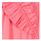 Monnalisa Abito Mezza Manica Tinta Unita con Rouches per Bambina 119910 ROSA FLUO MONNALISA 