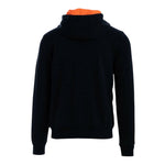 Sun68 Felpa con Zip E Cappuccio Tinta Unita con Stampa per Bambino F32312 NERO SUN68 