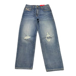 DIESEL jeans tinta unita con girovita regolabile Blu per Bambino J00808X BLU DIESEL 