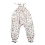 Petit Indi Tuta Tinta Unita con Fantasia Ciliegie per Neonata SS25B1210 BIANCO PETIT INDI 