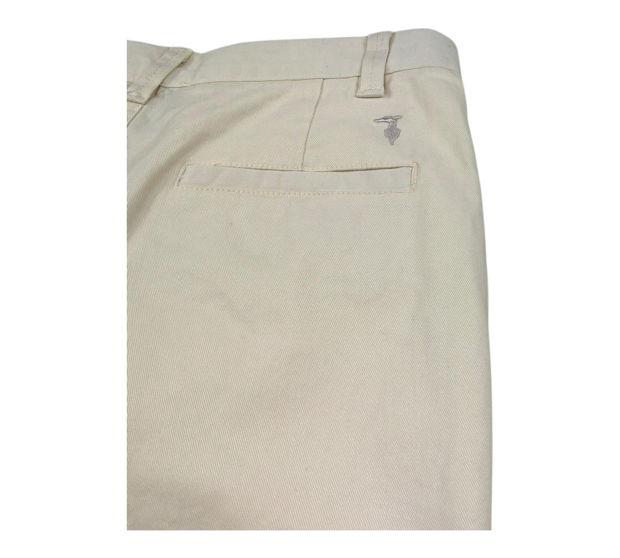Trussardi Pantalone Tinta Unita con Girovita Regolabile per Bambino TBP36131PA BEIGE TRUSSARDI 