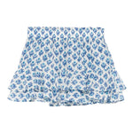 Saint Barth Gonna Tinta Unita Fantasia Floreale per Bambina HRP0020 BIANCO SAINT BARTH 