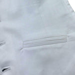 Manuel & Frank Gilet Tinta Unita con Fantasia per Bambino MF5140R BIANCO MANUEL & FRANK 